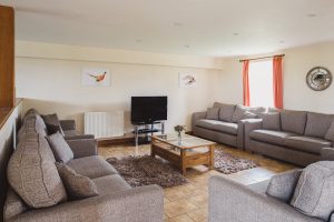 Relax in The Saltings' open plan lounge area